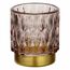 EGLO Bezamby Kerzenständer Glas Braun, Gold