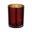 EGLO Lukut Kerzenständer Glas Gold, Rot, Farbe: Gold, Rot