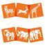 Avenue Mandarine 42442MD Schablone Orange, Transparent Kunststoff Malschablone, 2 image