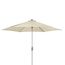 Doppler Active 320 Auto-Tilt Terrassenschirm Sechseck Naturfarben, Farbe: Naturfarben
