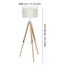 EGLO LANTADA Bodenleuchte E27 LED 60 W, Farbe: Beige, Natürlich/Natur, Transparent, 4 image