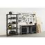 PROBUILDER 44464 Ablage & Regal Spanholzplatte Stahl Schwarz, 11 image