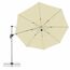 Doppler Active 370 cantilever umbrella Terrassenschirm Rund Naturfarben, Farbe: Naturfarben, 2 image