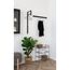 House Nordic 4494050 Gaderobe Wand-montiert 5 Haken Schwarz, 3 image