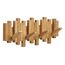 House Nordic 4494055 Gaderobe Wand-montiert 4 Haken Holz