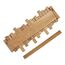 House Nordic 4494055 Gaderobe Wand-montiert 4 Haken Holz, 5 image