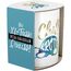 Sheepworld Chillkröte Tasse Blau, Gold, Weiß Universal 1 Stück(e)