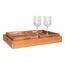 House Nordic 4601020 Serviertablett Klassisches Serviertablett Rechteck Holz, 3 image