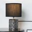 Pauleen Crystal Glow Tischleuchte max.20W E14 Schwarz/Grau 230V Stoff/Glas, 4 image