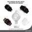 4smarts QI2 Smartwatch Silber USB Kabelloses Aufladen Schnellladung Drinnen, 3 image