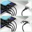 4smarts 541023 USB Kabel 1,2 m USB A/USB C USB C/Micro USB-A/Lightning 15 W Schwarz, Farbe: Schwarz, Länge: 1,2 m, 4 image