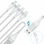4smarts 541024 USB Kabel 1,2 m USB A/USB C USB C/Micro USB-A/Lightning 15 W Weiß, Farbe: Weiß, Länge: 1,2 m, 3 image