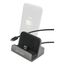 4smarts 541426 Handy-Dockingstation Smartphone Schwarz, Grau