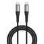 4smarts 541454 USB Kabel 1,5 m USB C 0,48 Gbit/s 60 W Schwarz, Farbe: Schwarz, Länge: 1,5 m