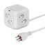 Steffen 50 20017 WS Netzstecker-Adapter T12 T13 Weiß