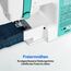 MEDION LIFE® Digitale Nähmaschine SD36 (MD11881) einstellbare Stichlänge und Stichbreite, 270 Stichmuster, Integriertes Zubehörfach, 36 Watt Motorleistung, Farbe: Türkis, Weiß, 3 image