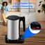MEDION MD 12106 Wasserkocher 1,5 l 2200 W Schwarz, Edelstahl, Farbe: Schwarz, Edelstahl, 5 image
