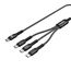 SmallRig 5079 USB Kabel USB 2.0 0,35 m USB C 3 x USB C 100 W Schwarz, Grau, 3 image