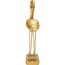 KARE 53617 Dekorative Statue & Figur Gold Polyresin, 4 image