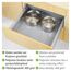 WENKO 54058100 Küchengeschirr-Organiser/Abtropfer Veranstalter Matte Schrankschublade, 7 image