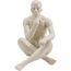 KARE Meditating Man Buchstütze Weiß Polyresin, 4 image