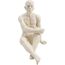 KARE Meditating Man Buchstütze Weiß Polyresin, 5 image