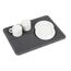 WENKO Damon Abtropfer Matte Freistehend, Farbe: Grau