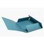 Exacompta Sammelmappe mit gummizug und 3 klappen, colorspan 400g, 24x32cm, skandi - pazifikblau - neu, 3 image