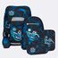 Beckmann Classic Schulranzen-Set Junge Polyester Schwarz, Blau