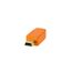 Tether Tools CU5451 USB Kabel USB 2.0 4,6 m USB A Mini-USB B 0,48 Gbit/s Orange, Farbe: Orange, Länge: 4,6 m