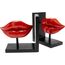 KARE Lips Buchstütze Schwarz, Rot Polyresin, 3 image
