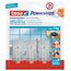 TESA Haken Powerstrips Small chrom 3 Stück