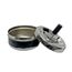 dameco 600035 Aschenbecher Rund Kunstleder, Metall, 2 image