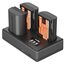 SmallRig 6017 Akkuladegerät Batterie für Digitalkamera USB