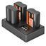 SmallRig 6018 Akkuladegerät Batterie für Digitalkamera USB