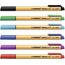 STABILO GREENpoint Fineliner Schwarz, Blau, Lila, Orange, Rot, Türkis 6 Stück(e)