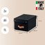 Leitz 61470095 Aufbewahrungsbox Karton Schwarz, Farbe: Schwarz, 3 image