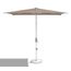 Suncomfort by Glatz Shell Turn Terrassenschirm Rechteck Graubraun, Farbe: Graubraun