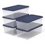 Rotho 6354706250WS Aufbewahrungsbox Rechteckig Kunststoff Transparent