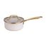 Fackelmann 66197 Kochtopf 1,2 l Rund Beige, Gold
