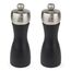 Peugeot Fidji Salz- und Pfeffermühlen-Set Schwarz, Silber