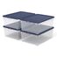 Rotho 6653306250WS Aufbewahrungsbox Rechteckig Polypropylen (PP) Blau, Transparent