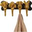 KARE Dog Family Gaderobe Wand-montiert 4 Haken Schwarz, 3 image