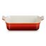 Le Creuset 71102260600001 Backform 2,4 l Rechteckig Steingut Gratinform, Farbe: Rot