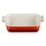 Le Creuset 71102260600001 Backform 2,4 l Rechteckig Steingut Gratinform, Farbe: Rot, 2 image
