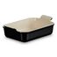 Le Creuset 71102261400001 Backform 2,4 l Rechteckig Steingut Gratinform, Farbe: Schwarz, 5 image
