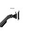 Multibrackets 7235 Flachbildschirm-Tischhalterung 81,3 cm (32") Tisch/Bank Schwarz, 6 image