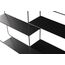 Schou Wandregal Regalboden Wandverteiler Metall Schwarz, 3 image
