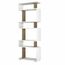 Woody Fashion 745DCD3606 Regal Modulares Regal Freistehend Partikelbord Walnuss, Weiß