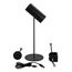 Konstsmide 7844-750 Tischleuchte LED Schwarz, Farbe: Schwarz